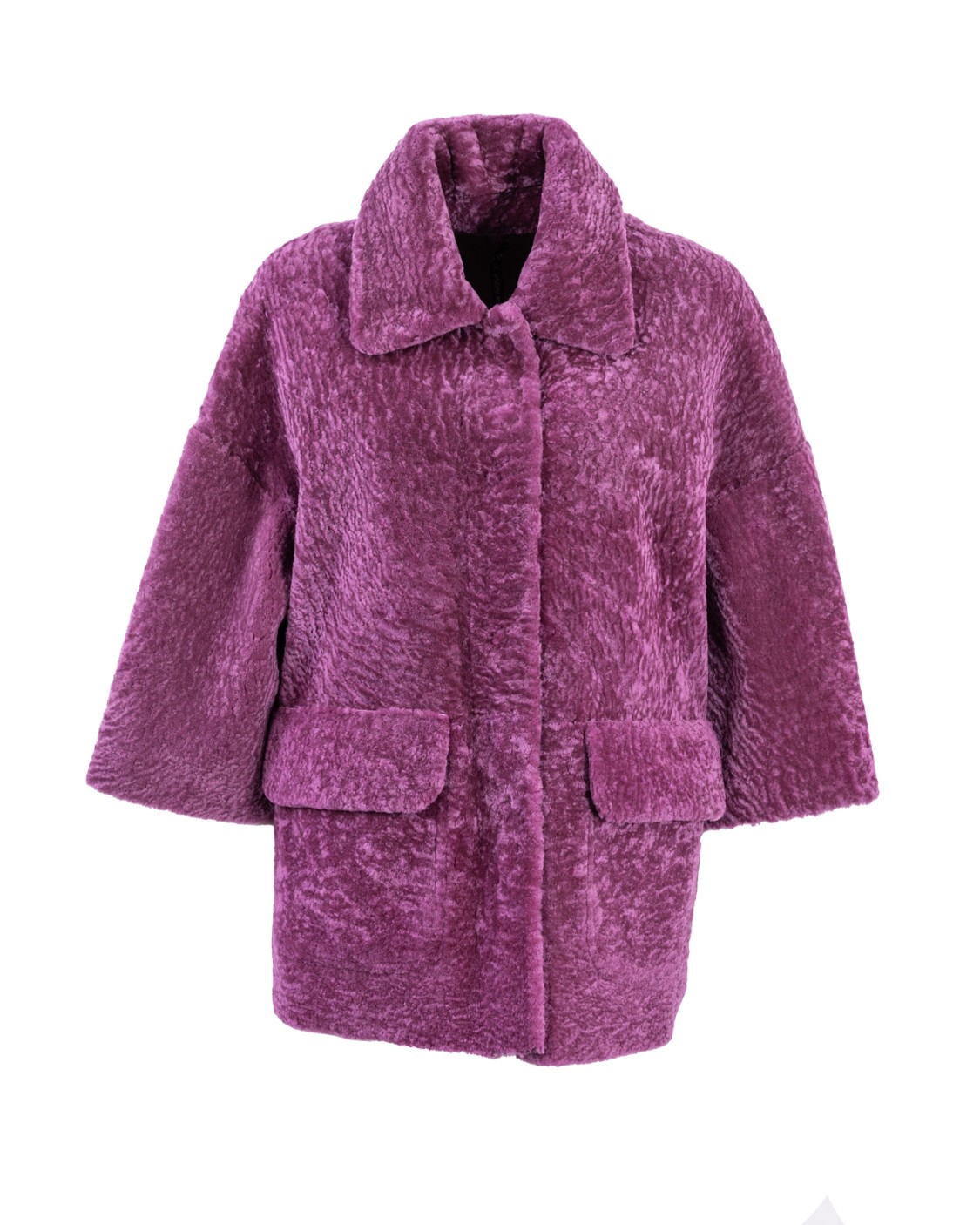 shop BENEDETTA NOVI  Montone: Benedetta Novi montone reversibile.
Colletto.
Maniche lunghe.
Tasche con patta.
Chiusura con bottoni.
Reversibile.
Composizione: 100% Pelle.
Fabbricato in Italia.. LAURA ASTRACANLIGHT-MAGENTA number 7545102
